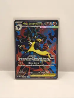 Pokemon TCG Mega Lucario ex 160/132 Mega Evolution- Full Art- Pack Fresh NM/M - Image 1