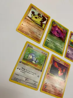 First Edition Pokemon Team Rocket Lot Slowpoke Charmander Muk Mankey Dratini - Image 4