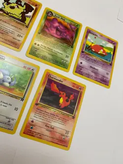 First Edition Pokemon Team Rocket Lot Slowpoke Charmander Muk Mankey Dratini - Image 5