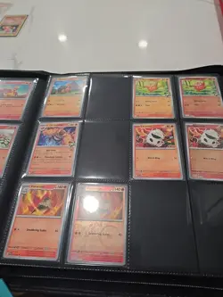 Pokemon TCG- Journey Together 70% COMPLETE BASE + REV. HOLO WITH BINDER - Image 2
