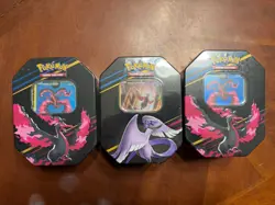 Pokemon TCG Crown Zenith Tins- (2)Moltres,, (1)Articuno - Lot of 3 Tins! - Image 1