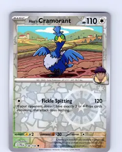 Pokemon TCG Hop's Cramorant Journey Together 138/159 Reverse Holo Uncommon NM - Image 1