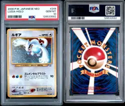 Pokemon Lugia Neo Japanese Holo Rare #249 PSA 10 Gem Mint - Image 3