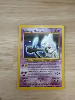Pokemon TCG Shining Mewtwo Neo Destiny 109 Holo Unlimited Shiny Holo Rare - Image 1