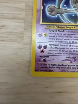 Pokemon TCG Shining Mewtwo Neo Destiny 109 Holo Unlimited Shiny Holo Rare - Image 2