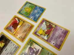 First Edition Pokemon Team Rocket Lot Dark Raticate Grimer Abra Psyduck Diglett - Image 3