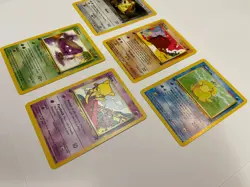 First Edition Pokemon Team Rocket Lot Dark Raticate Grimer Abra Psyduck Diglett - Image 4