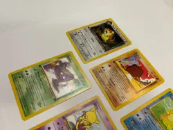 First Edition Pokemon Team Rocket Lot Dark Raticate Grimer Abra Psyduck Diglett - Image 5
