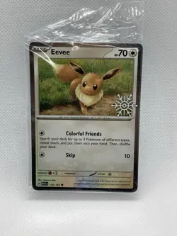 Eevee Pokemon 133/165 Snowflake Stamped From Holiday Collection sealed!! - Image 1
