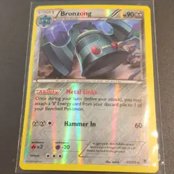 Pokemon TCG Bronzong 61/119 XY Phantom Forces Reverse Holo Rare English - Image 1