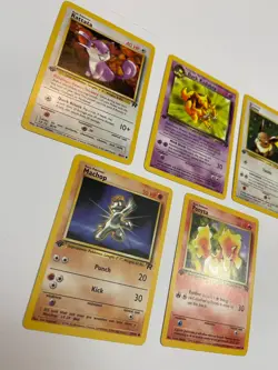 First Edition Pokemon Team Rocket Lot Rattata Kadabra Eevee Machop Ponyta - Image 2