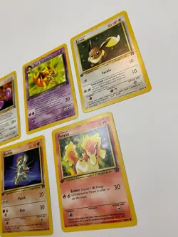 First Edition Pokemon Team Rocket Lot Rattata Kadabra Eevee Machop Ponyta - Image 4