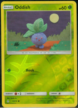 Pokemon - ODDISH - 6/214 - Reverse Holo -Unbroken Bonds - NM/M - Image 1