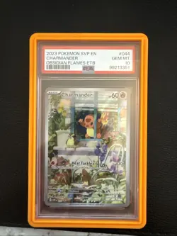 2023 Charmander 44 Black Star Promo Pokemon SV: Obsidian Flames PSA 10 GEM MINT - Image 1