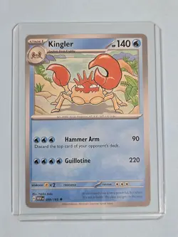 2023 Kingler 99/165 - Scarlet Violet 151 - NM/MINT Pokemon TCG - Image 2
