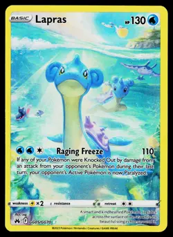 Lapras #GG05/GG70 Pokemon Crown Zenith: Galarian Gallery - Image 1