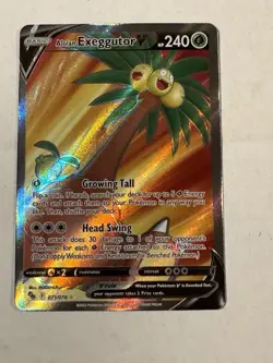 Alolan Exeggutor V (Full Art) 071/078 Pokemon GO Holo - Image 1