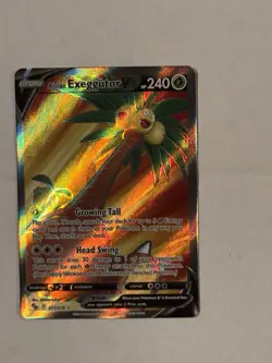 Alolan Exeggutor V (Full Art) 071/078 Pokemon GO Holo - Image 3