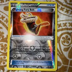 Fighting Fury Belt Reverse Holo 99/122 XY - BREAKpoint Pokemon - Image 1