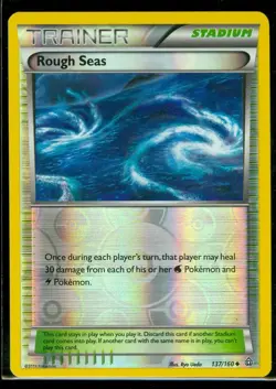 Pokemon ROUGH SEAS 137/160 - XY Primal Clash - Rev Holo - MINT - Image 1