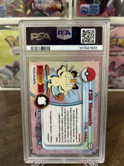 2000 TOPPS CHROME POKEMON T.V. #52 MEOWTH PSA 10 - Image 2