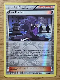 Pokemon Hex Maniac 75/98 Reverse Holo XY Ancient Origins English NM/M - Image 1