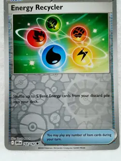 Energy Recycler 164/182 Sv10: Destined Rivals Reverse Holo Pokemon TCG - Image 2