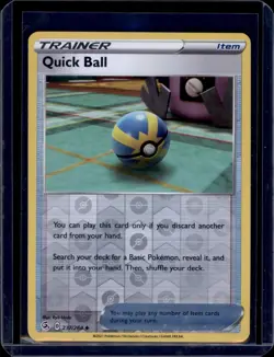 Quick Ball 237/264 Reverse Holo SWSH08: Fusion Strike Pokemon TCG NM+ - Image 1