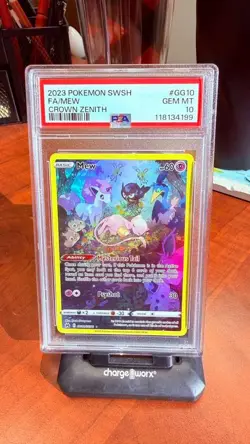 2023 Pokemon SWSH FA/MEW CROWN ZENITH - GEM MT 10 GRADE 10 - Image 1