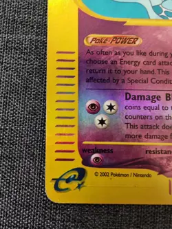 Pokemon Espeon Aquapolis 2003 11/147 Reverse Holo English Vintage MP - Image 5