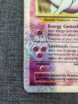 Pokemon Mewtwo English Reverse Holo 2002 Legendary Collection 29/110 Vintage HP - Image 5