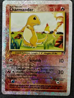 Pokemon Charmander Legendary Collection 70/110 Reverse Holo 2002 Vintage LP - Image 1
