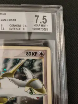 BGS 7,5 Latias Gold Star 2005 Deoxys EX 105/107 PSA Near Mint NM Pokemon German - Image 2