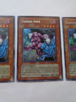 Playset: 3x Gemini Imps PP01-EN005 (Secret Rare, Unlimited, Excellent / LP) - Image 4