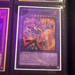1X Ultimate Flame Swordsman - MZMI-EN004 - Super Rare 1st Edition - Image 1