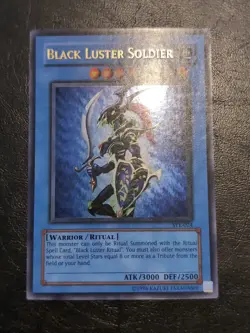 Yu-Gi-Oh! ULTRA RARE HOLO BLACK LUSTER SOLDIER + RITUAL SYE-024 VLP - Image 2