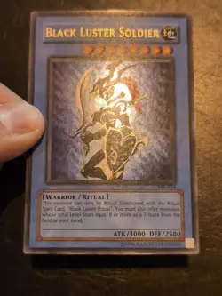 Yu-Gi-Oh! ULTRA RARE HOLO BLACK LUSTER SOLDIER + RITUAL SYE-024 VLP - Image 3