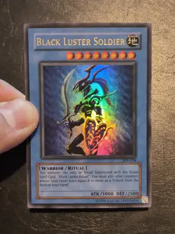 Yu-Gi-Oh! ULTRA RARE HOLO BLACK LUSTER SOLDIER + RITUAL SYE-024 VLP - Image 4