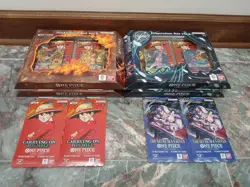 One Piece Card Game Illustration Box Vol.5 and Vol.6 + 4 Booster Packs *Set* - Image 1
