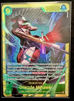 One Piece CCG Dracule Mihawk - OP14-119 - The Azure Sea's Seven (OP14) - Image 1