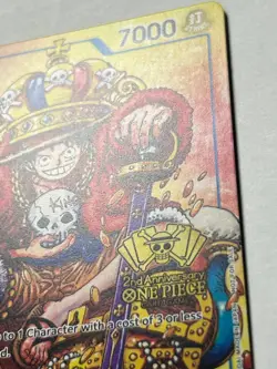 Monkey.D.Luffy (2nd Anniversary Stamped Promo) P-043 One Piece English - Image 3