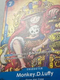 Monkey.D.Luffy (2nd Anniversary Stamped Promo) P-043 One Piece English - Image 4