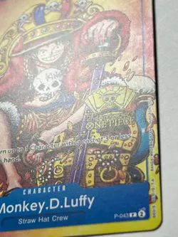Monkey.D.Luffy (2nd Anniversary Stamped Promo) P-043 One Piece English - Image 5