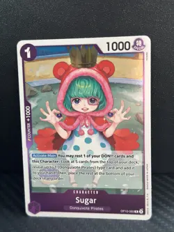 One Piece CCG TCG Sugar OP10-065 Foil R - Image 1