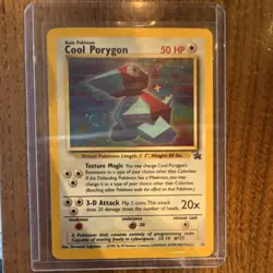 Pokemon Cool Porygon Wotc Promo 15/53 Holo 50 HP Card TCG - Image 1