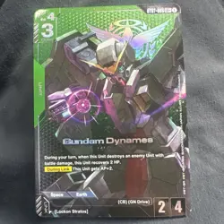 Gundam Dynames LR + ST07-005 TCG Trading Card ST07 - Image 1