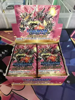 Digimon Card Game Great Legend English 1 X Booster Pack Bandai BT04 New - Image 2