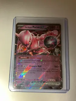 Pokemon Team Rocket's Mewtwo ex Promo Holo SV Scarlet Violet Promo Cards 205 NM - Image 1
