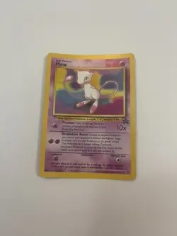 Pokemon Card Mew #8 WoTC Black Star Promo Non Holo Regular but Rare - Image 1