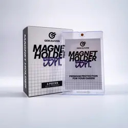 5x Magnetic Card Holder - 35PT/55PT | UV Protection | Secure One-Touch Case - Image 1